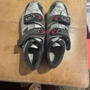 Clipped bike shoes by SIDI